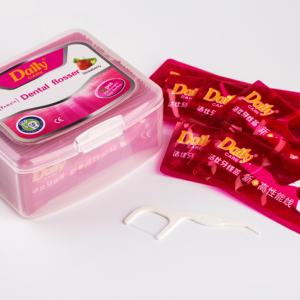 Produttore filo interdentale in plastica filo interdentale pick confezionato singolarmente per Hotel/aereo da viaggio - Product Image 3