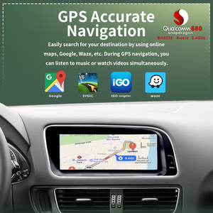 Lelv Nhà Máy Giá 8.8 \ "8Core Android 14 Xe Đài Phát Thanh Với Carplay GPS Navigation Đa Phương Tiện Player Cho Audi Q5R 2009-2017 Xe Ô Tô - Product Image 5