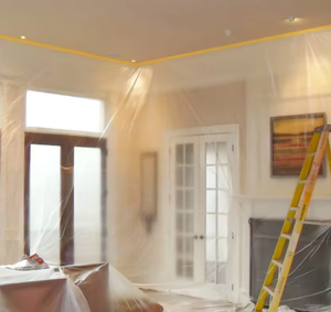 Film de masquage multi-usages pour <span class=keywords><strong>peintres</strong></span>, résistant à la poussière et à l'eau, pour la rénovation de la maison - Product Image 4