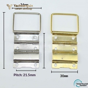 Bisagra pequeña de metal de hierro antiguo de 16x38mm con acabado galvanizado para joyería decorativa, puerta de caja de vino, regalo, herrajes para caja de madera - Product Image 4