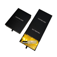 Boîte cadeau de mariage personnalisée de luxe, porte-cartes photo multi-couches coulissant en carton