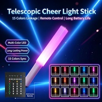 Bâton lumineux LED rétractable personnalisé pour concerts, événements de fans, festivals et fêtes – Vente directe usine, bâton lumineux réutilisable