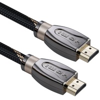 HDMI 2.0 4K 3D UltraHD 19-poliges Kabel Geflochtenes HDMI-HDMI kabel 1M 1,5 M 1,8 M 2M 3M 5M 8M 10M 12M 15M 20M 25M 30M