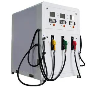 YH Mobile Diesel Bus Gas Machine Pump Price Gasoline 3 Hoses Nozzles 3000 Liter Fuel Dispenser with Tank Station Trucks