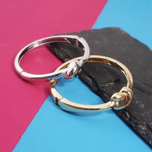 HANSIDON Charm Statement <strong>Bracelets</strong> Cuff Simple <strong>Knot</strong> <strong>Bracelets</strong> for Women Jewelry Gold Plated Bangle Wedding Party Accessory - Product Image 5