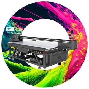 Printing size 1.3*2.5m UV Flatbed Printer CMYKW Acrylic/metal /wood/ceramic/glass/uv printer price