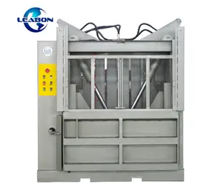 Factory Supply PET Bottles Compression Baler Fiber Baler Machine Waste Plastic Press Baler