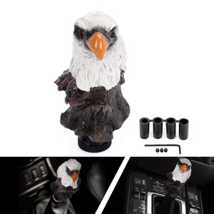 Eagle Gear <b>Shift</b> <b>Knob</b> Resin White Headed Eagle Car Gearbox Lever Head Universal Fit Style A B C - Product Image 1