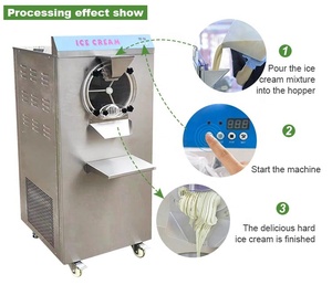 Gelato Kem Cứng Công Nghiệp Lớn Của Ý Thương Mại Thương Mại Thương Mại Kem Làm Bánh Nhỏ 2 Máy - Product Image 6