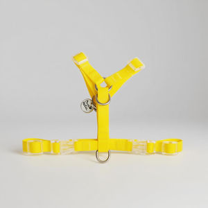 Yellow Waterproof Y-Shaped <b>Dog</b> Harness M Size Fashionable & Simple Harness with Breathable Wholesale OEM ODM - Product Image 1