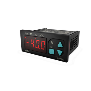 Voltímetro Digital EPV242-230 de 77x35 mm, Mide 90-250 V CA 50/60 Hz, Corriente Monofásica CA/CC, Temperatura ENDA - Product Image 1