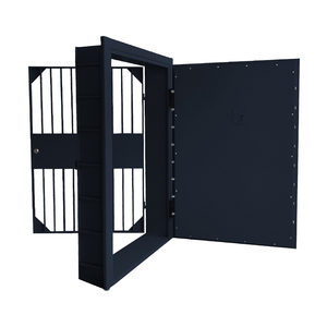 Charnière gauche personnalisée Inswing portes anti-effraction ignifugées en <span class=keywords><strong>acier</strong></span> inoxydable coffre-fort en métal porte de coffre-fort de banque avec cercle - Product Image 6