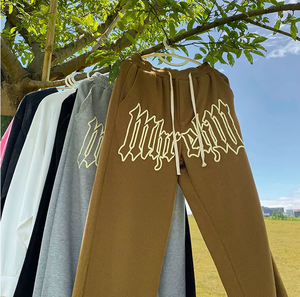 Pantaloni Bianchi da Uomo XJYD High Street, Pantaloni Sportivi in Maglia di Cotone Spesso, <span class=keywords><strong>Jogger</strong></span> Casual Stile Waffle, Pantaloni Larghi per Uomo - Product Image 5