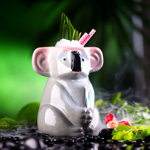 Taza Tiki al por Mayor con Forma de <span class=keywords><strong>Koala</strong></span>, Taza de Cerámica Personalizada, Taza Tiki Hawaiana, Taza para Cócteles para Bar o <span class=keywords><strong>Restaurante</strong></span> - Product Image 5