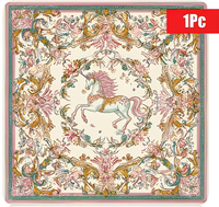 Tapis de jeu de Mahjong et de poker 33 pouces en caoutchouc antidérapant, insonorisant, motif moderne et luxueux, imperméable, pour casino et jeux d'argent