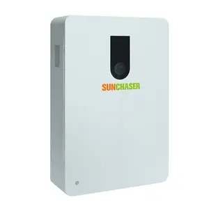 Batteria al litio montata a parete 4.8KWH 5.12KWH a bassa tensione batteria di accumulo di energia a parete LiFePO4 solare casa Powerwall batteria