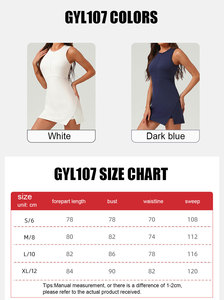 Romper Atlético de Verano al Por Mayor, Oferta Especial, Conjunto de Media Cremallera, Vestido de Tenis, Traje de Golf de Una Pieza, Ropa Deportiva para Correr para Mujer - Product Image 2