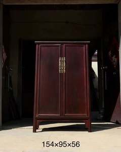 고광택 빈티지 도매 베스트셀러 심플 원목 캐비닛 (두 개의 문 포함) - Product Image 1