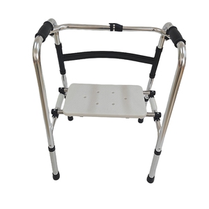 Deambulatore sanitario in alluminio/rollatore deambulatore pieghevole regolabile in altezza - Product Image 1