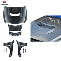 Fabrication à l'état neuf pour Cadillac ATS à ATSV 2013-2018 Kit de carrosserie complet de voiture avec garde-boue de capot de calandre de pare-chocs avant et arrière