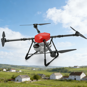 Dron agrícola de 10L para pulverización profesional con cámara 4K HD, GPS, control remoto, pulverizador, kit de dron FPV grande - Product Image 1