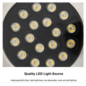 Luz subterrânea conduzida quadrada branca exterior DC24V 24W