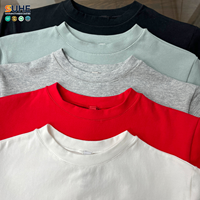 T-shirt unisexe SUHE personnalisable en jersey de coton 220g, coupe ajustée classique, respirant, doux pour la peau, confortable, à manches courtes et col ras du cou