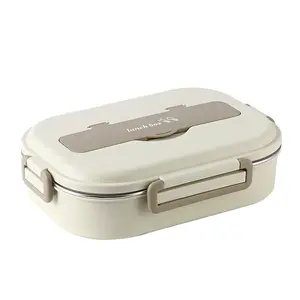 New arrival Modern bento healthy style Daily Lunch box bento leakproof eco-friendly kitchen containers 304 stainless steel