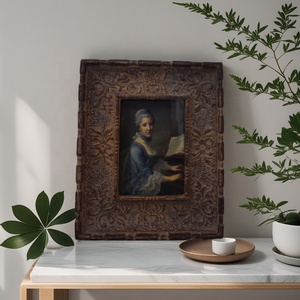 <span class=keywords><strong>Cadre</strong></span> photo en résine doré orné de style baroque antique personnalisé <span class=keywords><strong>10x15</strong></span>, <span class=keywords><strong>cadre</strong></span> photo vintage avec verre frontal, <span class=keywords><strong>cadre</strong></span> de luxe 4x6 - Product Image 6