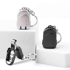 Mini Tagliaunghie Portatile a Forma di Zaino in Acciaio Inossidabile, Tagliaunghie per Unghie Spesse con Design Anti-Schizzo - Product Image 4