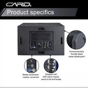 <strong>DSP</strong> Ultra Sub Bass 800 W 15 Inch <strong>Line</strong> <strong>Array</strong> Professional <strong>Active</strong> <strong>Subwoofer</strong> Speakers - Product Image 4