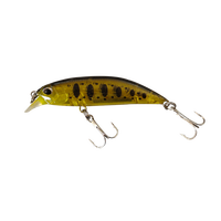 Leurre Minnow 60MM 8.1G avec revêtement laser, appât de pêche artificiel, hameçons triples, pour achigan, truite, perche, matériel de pêche en vrac, fourniture d'usine