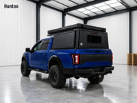 Huntoo – Toit de camping surélevé pour pick-up, toit rigide coulissant, pour expéditions tout-terrain et voyages en famille