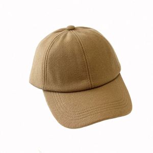 Casquettes de sport douces et confortables pour l'automne et l'hiver, logo personnalisé, casquette de baseball tendance, casquette de baseball en laine pour se tenir au chaud - Product Image 4