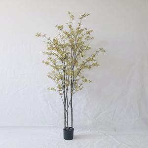 Venta caliente estilo japonés campana árbol bonsái Enkianthus árbol plantas en maceta artificiales para decoración de <span class=keywords><strong>restaurante</strong></span> - Product Image 3