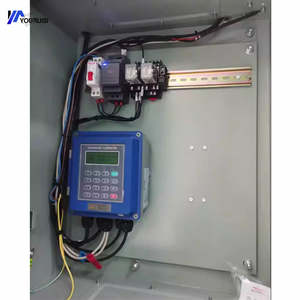 壁掛け式超音波流量計 4-20mA/RS485 ハンドヘルド液体計量リモート伝送 LCDディスプレイ クランプオン ABS素材 - Product Image 3