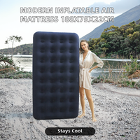 Matelas Gonflable Léger et Moderne 188x76x22cm pour Chambre, Camping en Plein Air et Hôtels - Mobilier de Maison