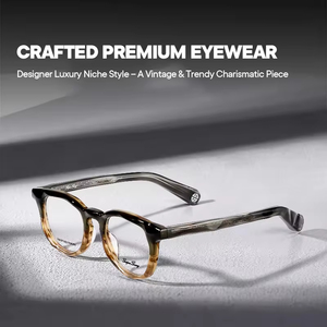 Montures de lunettes Saint <span class=keywords><strong>Van</strong></span> Gogh, très vendues, fabriquées à la main en acétate, confortables, universelles, à bord large, pour un usage quotidien - Product Image 5