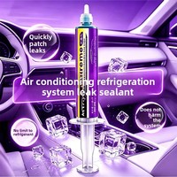 ASTREE A/C Leak Sealer 15ml, Mastic anti-fuite pour réfrigérant, Réparation de système de climatisation, Solution pour fuites de gaz réfrigérant, Réparation de fuites de climatisation automobile