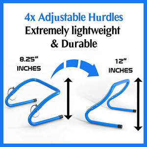 CZFIT - Kit de Entrenamiento de Velocidad y Agilidad para Fútbol, Escalera de Agilidad Impermeable de 6 m de Largo, Fácil de Transportar, para Todas las Estaciones - Product Image 4