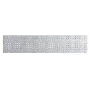 Panel de portaherramientas perforado Fami Work Look, gris, con agujero cuadrado de 10x10, 1438x304mm - Product Image 1