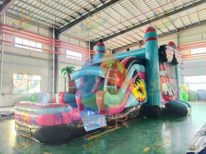 Oferta Especial: Casa de Brinco <span class=keywords><strong>Inflable</strong></span> Comercial Combinada para Uso en Seco y Mojado, Alquiler para Eventos y Fiestas - Product Image 5