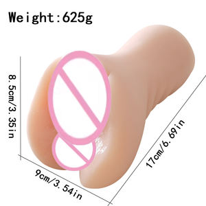 YAQU Vaginal Masturbador Tpe Masturbação Cup Two-channel Amor Homem Boneca Lavável Portátil Masculino Masturbador - Product Image 5