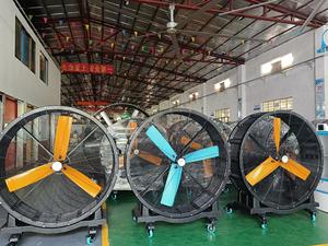QX Heavy Duty <b>Fan</b> 1.25m 2m 2.5m Energy Saving High Speed Factory Drum <b>Fan</b> Air Ventilation Industrial Axial <b>Fans</b> - Product Image 6