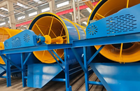 Crible rotatif motorisé Hongxing pour l'exploitation minière et la construction - Classificateur circulaire en acier pour sable et agrégats d'or 380V
