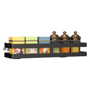 Estante de pared Najia para condimentos, rectangular, multiusos, de gran capacidad, para especias y aceites de cocina - Product Image 2
