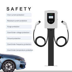 Bán buôn 14kw loại 2 cấp 2 wallbox Home/thương mại EV Trạm Sạc với 5M AC Car Charger điện treo tường - Product Image 4