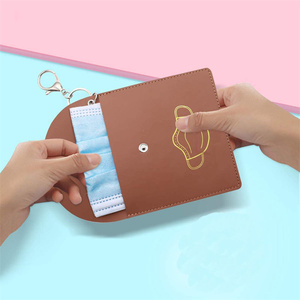 <span class=keywords><strong>Sac</strong></span> <span class=keywords><strong>de</strong></span> rangement pour masque réutilisable avec compartiment imperméable pour masque facial - Product Image 3
