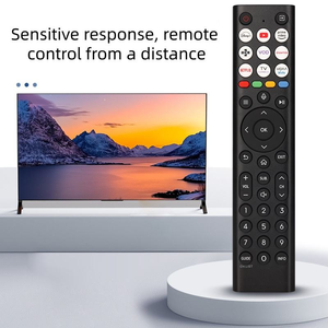 รีโมททีวี ERF2K38H แบบมีรหัสคงที่ พร้อมฟังก์ชั่นเสียง สำหรับเครื่องเล่น Hisense LCD DVD ใช้แบตเตอรี่แบบชาร์จได้ วัสดุพลาสติก ระยะควบคุม 8 เมตร - Product Image 4