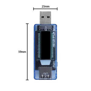 KWS-<span class=keywords><strong>V21</strong></span> Probador USB, Medidor de Voltaje y Corriente DC 4-20V, Detector de Capacidad de Energía, Doctor de Cargadores de Baterías con Temporizador - Product Image 1